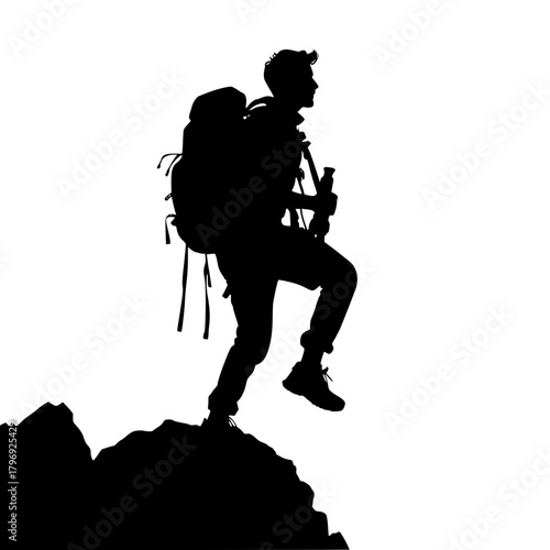 silhouette of a man