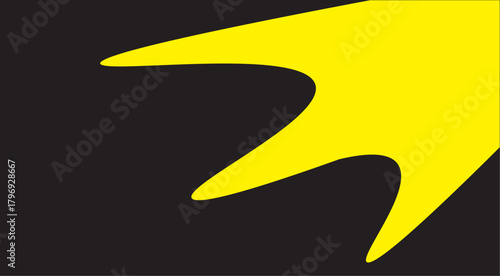 Vector illustration of an abstract curvy design for banners.