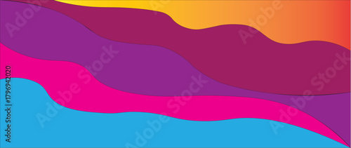 This is an abstract wavy curvy colorful background.