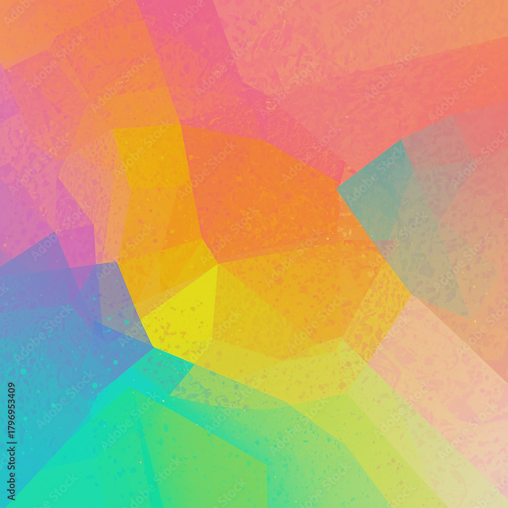 Obraz premium Vibrant Liquid 3D Shapes: Neon Pink and Cyan Abstract Geometric Background