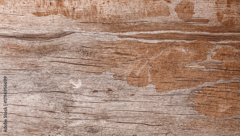 Fototapeta premium Close up of a weathered wooden chopping board showing cuts and scratches, ideal for editorial header background
