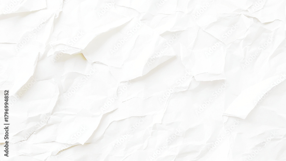 Fototapeta premium White creased poster texture