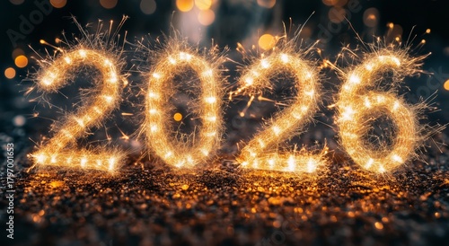 Sparkling New Year Celebration Welcomes 2026 With Bright Lights and Joy