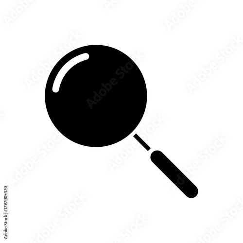 Search icon vector. Zoom illustration sign. San symbol. magnifying glass logo.