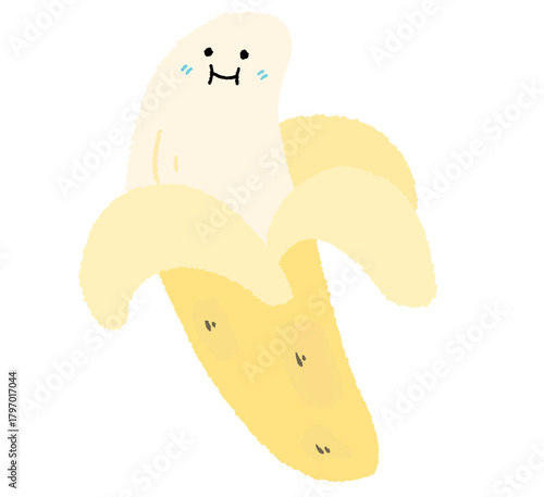 yellow banana cartoon