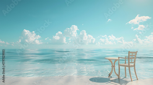 Fototapeta Naklejka Na Ścianę i Meble -  table and chairs