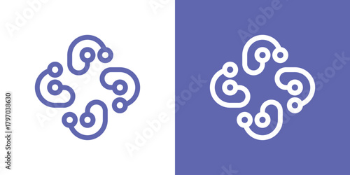 Medical Tech Logo — A dual-meaning design combining healthcare symbols with tech elements, representing modern medicine, innovation, and digital health solutions.