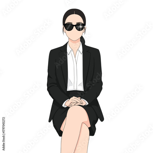 an artist posing during a photoshoot