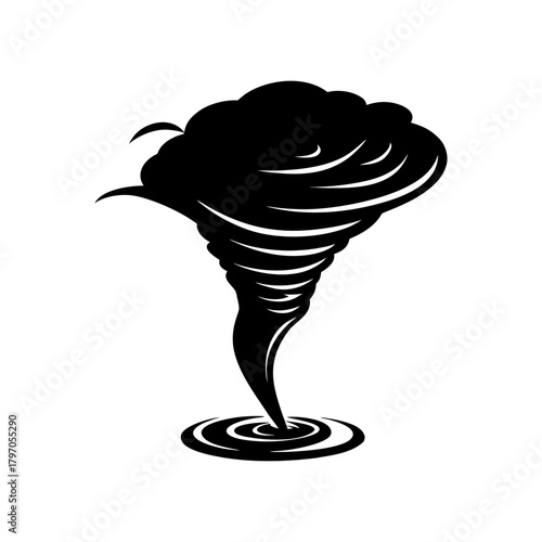 Illustration of a tornado