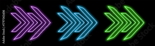 Social media template gradient neon frame rectangle smoke haze mist glow futuristic border pink blue red orange purple design element transparent light vector banner led background