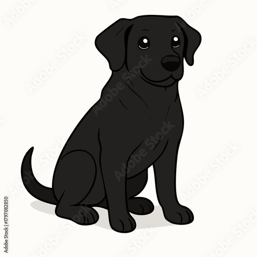 black dog vektor