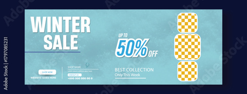 Winter Sale Social Media Post & Story Template Set.
Up to 50% Off Seasonal Shopping Promotion Designs.
Modern Winter Fashion and Clothing Sale Banner Bundle.
E-commerce and Retail Big Discount Ad.