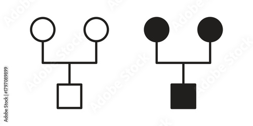 Code Fork icon for your website design, logo, app, UI. EPS10