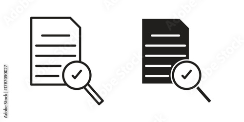 Compliance document icon for your website design, logo, app, UI. EPS10