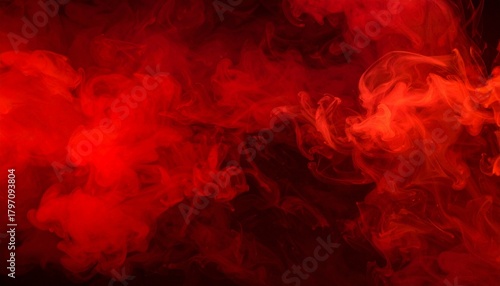 赤い煙が濃密に広がる迫力ある壁紙背景