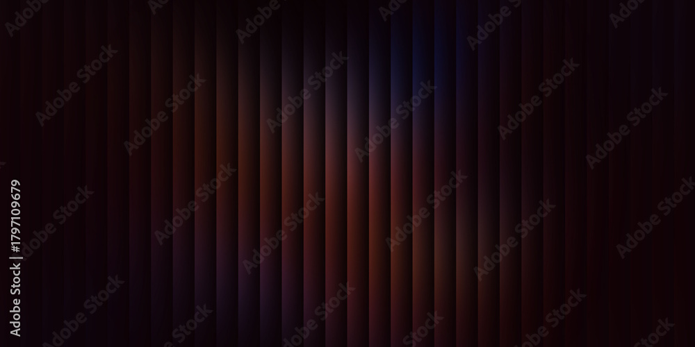 Obraz premium Dark abstract vertical stripe background with warm orange and purple glowing gradient