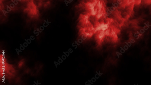 red smoke background