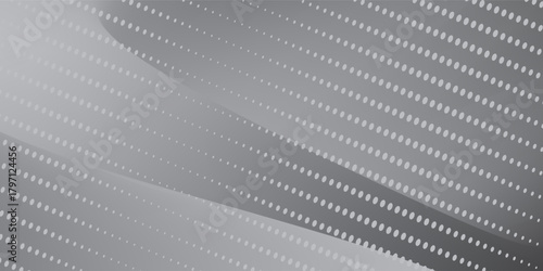 Dots halftone with abstract gray background. Dots pop art sport style vector illustration.