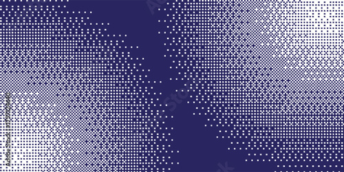 modern blue pixelated bitmap gradient texture. Vector blue bitmap background