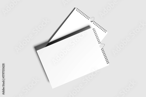 Blank Wall Calendar Mockup