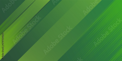 Abstract green sporty background template vector with shiny lines and lights. Green background with strong pattern design.Eps10 vector