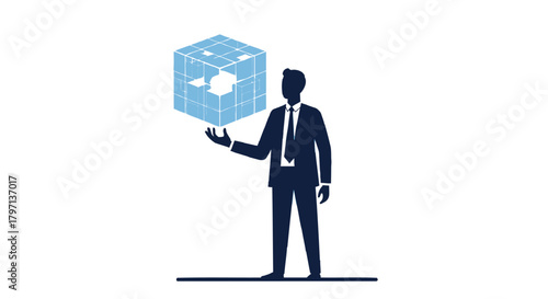 A versatile high resolution vector design incorporating a vibrant spectrum of colors and clean typography suitable for diverse graphic applications and branding projects