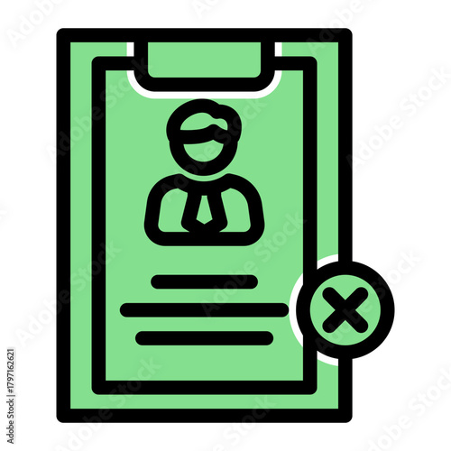 Legal Document File icon from the Notary icon collection (Glyph Color Lineal Style)