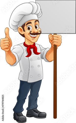 Chef Baker Cartoon Cook Mas...