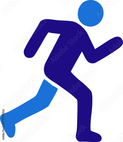 Health, Fitness, and Wellness Icon Set: Sleep, Exercise, and Medicine Concepts. Bold Blue Silhouette Vector Graphics for Daily Habits and Active Lifestyle