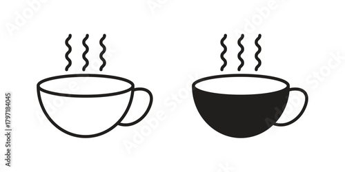 Coffee icon designs collection for mobile, ui, web.