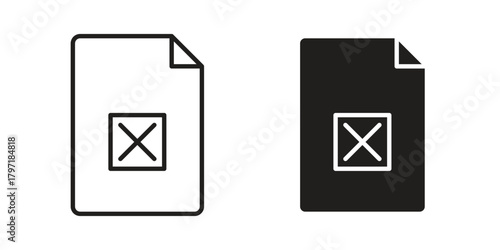 Delete Document icon