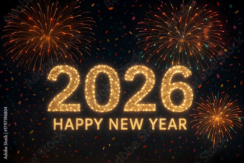 Happy New Year 2026 Festive Wishes for All
