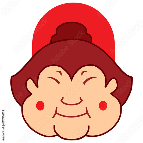 sumo head logo icon design