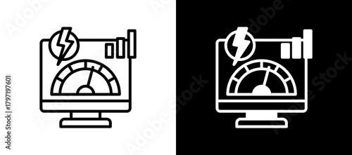 Power Monitoring linemixed icon
