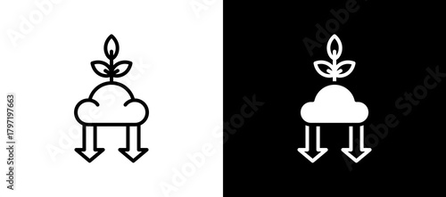 Low Emission linemixed icon