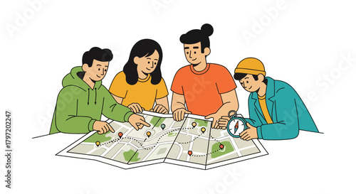 Planning Adventure Group Using Map And Compass, Determining Travel Strategies
