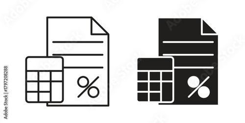 Estimate icon isolated vector Illustration. Vector pictogram for web and app