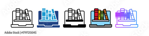 Digital Library multiple icon