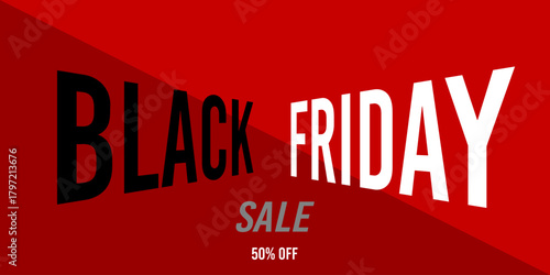 50% off black friday sale 50%off fifty percent off 50 % off discount, retail, price, november.