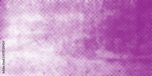 purple-white gradient halftone dots background. Pop art in vector illustration for your creative design