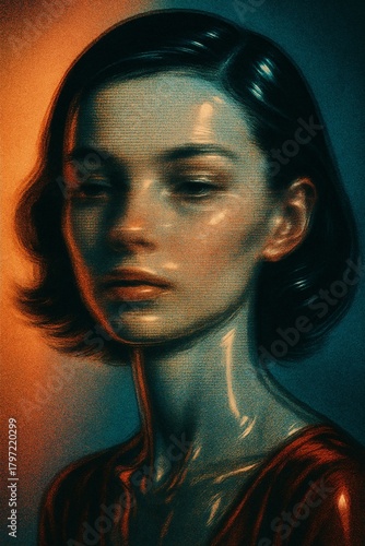 Ethereal Halftone Glow