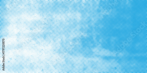 Transparent Vector Gradient Blue Color Halftone Background Staggered Dots Pattern modern dotted