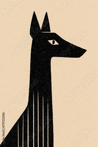 Geometric Black Hound