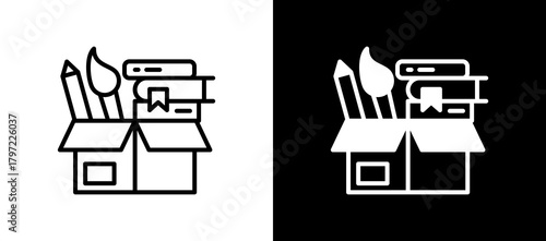 Study Materials linemixed icon