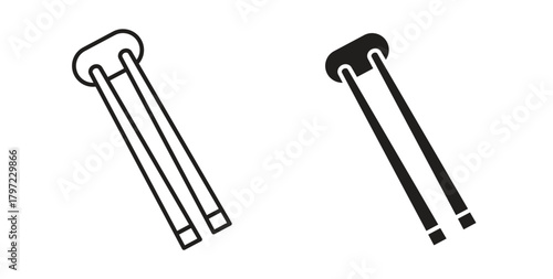 Chopsticks icon for web and app. vector illustration eps