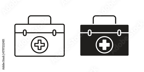 Doctor bag icon for web and app. vector illustration eps