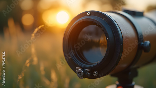 Using a telescope during the day. Best eyepiece for daytime viewing. Tips for daylight telescope observation. How to focus a telescope in sunlight.