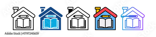Home Education multiple icon