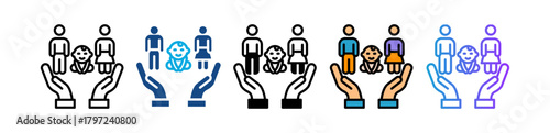 Parenting Support multiple icon