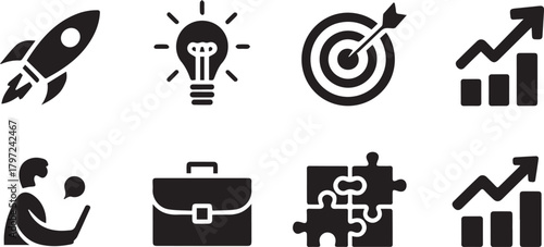 Business icons set